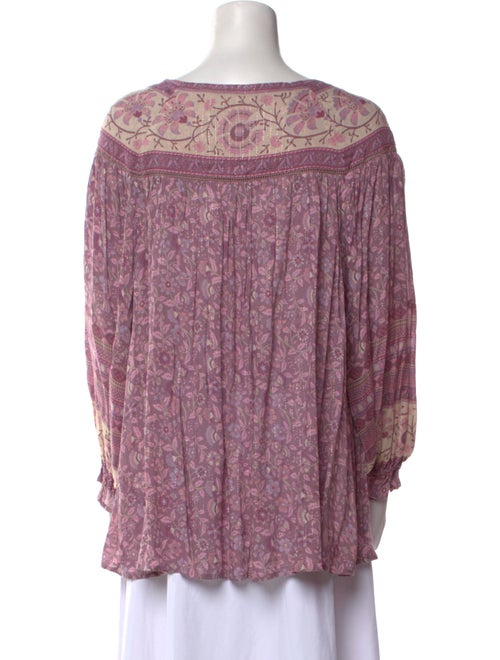 Spell & The Gypsy Collective Printed Tie Neck Blouse