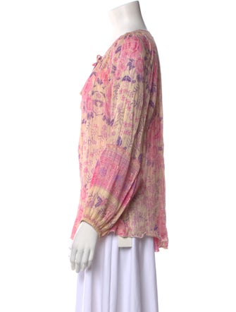 Spell & The Gypsy Collective Floral Print Scoop Neck Blouse