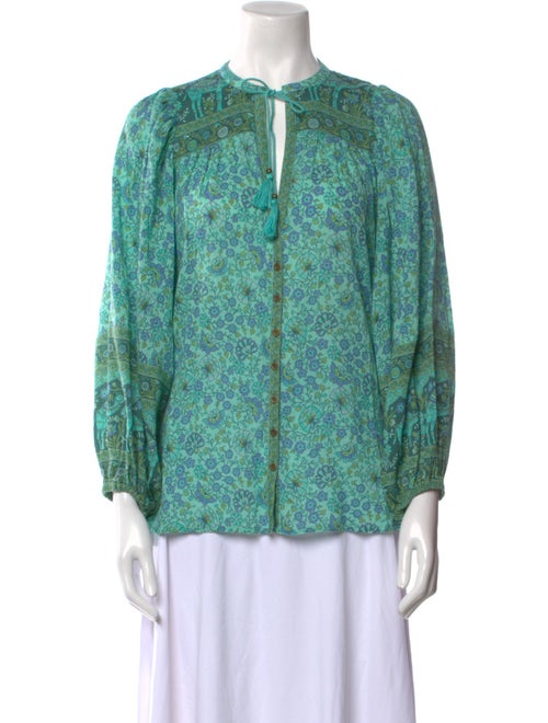 Spell & The Gypsy Collective Floral Print Crew Neck Blouse
