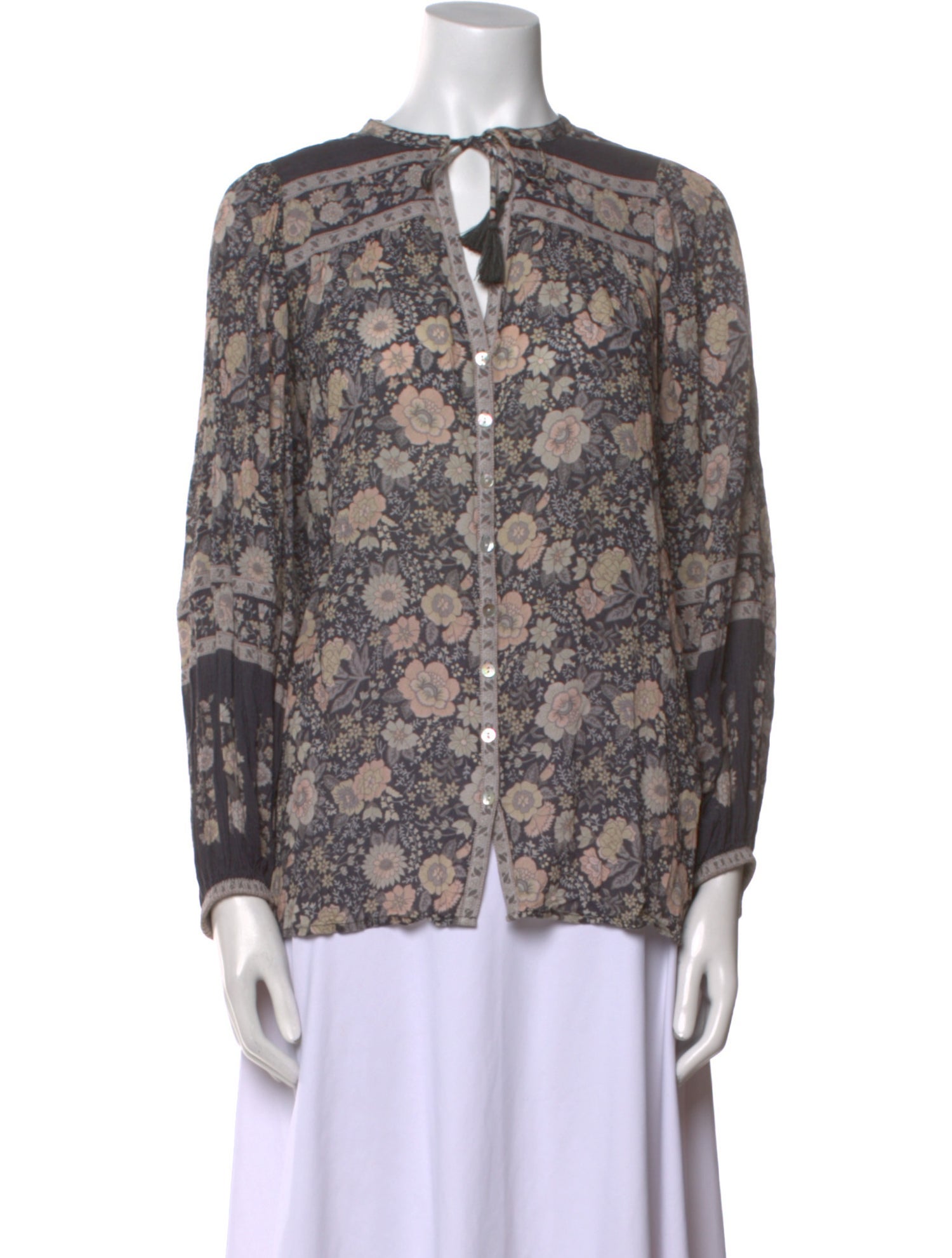Spell & The Gypsy Collective Floral Print V-Neck Blouse