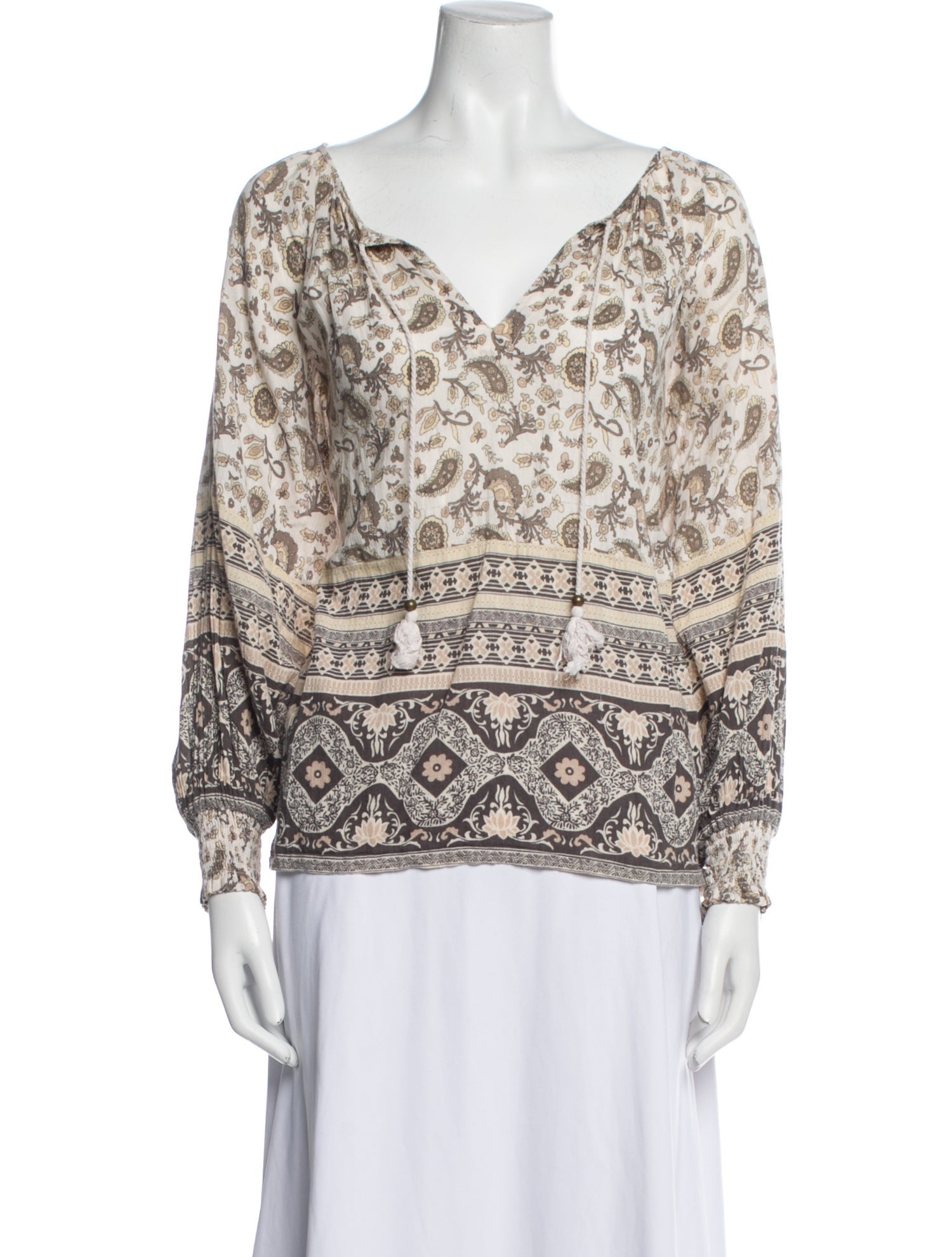 Spell & The Gypsy Collective Printed V-Neck Blouse