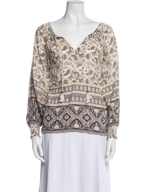 Spell & The Gypsy Collective Printed V-Neck Blouse