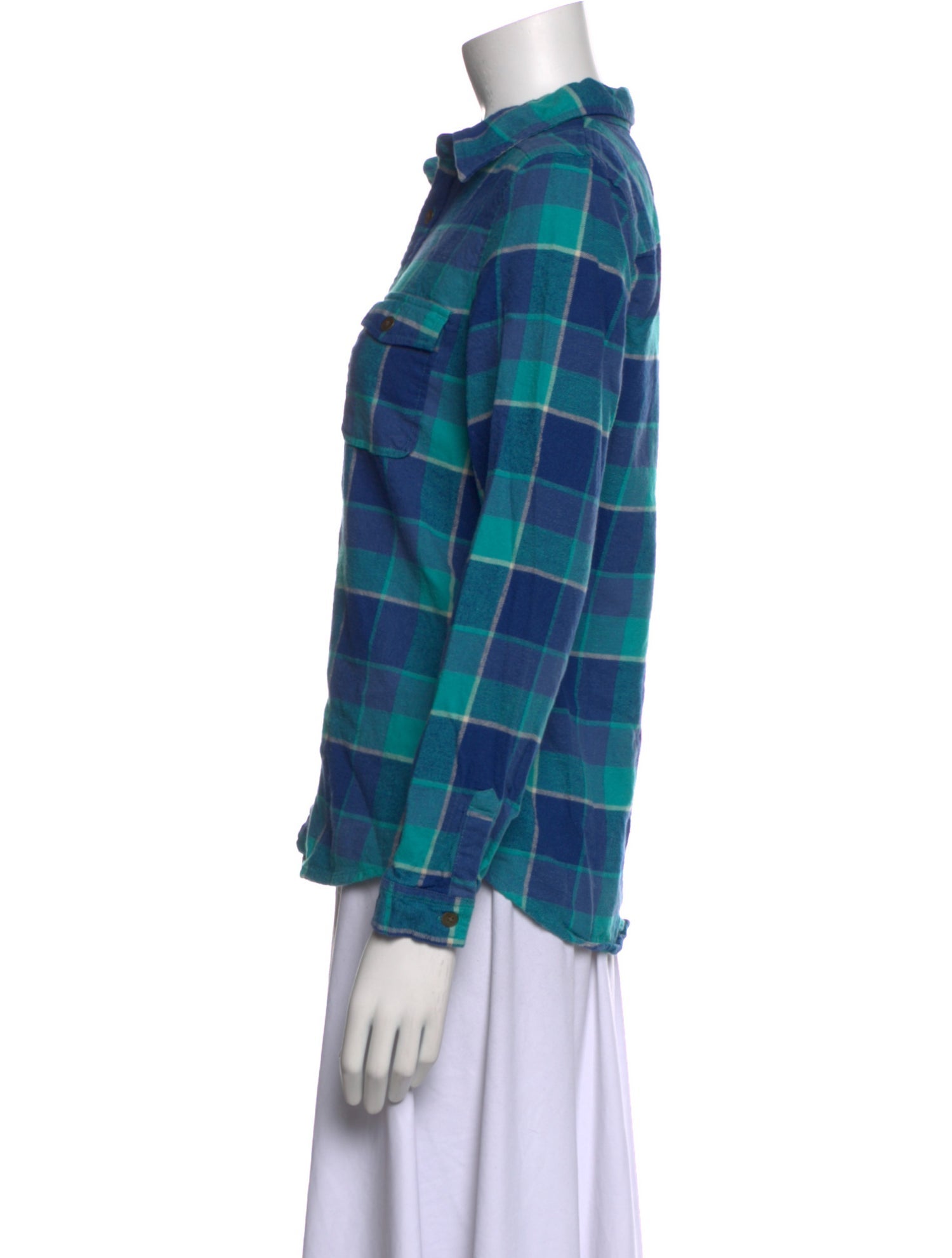 Spell & The Gypsy Collective Plaid Print Long Sleeve Button-Up Top