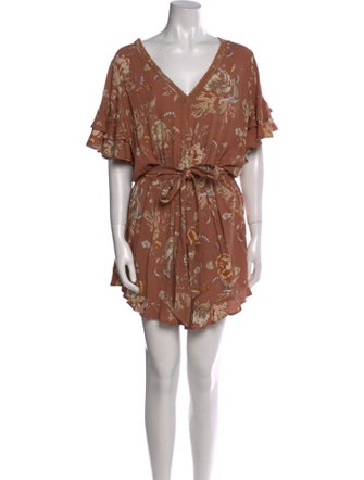 Spell & The Gypsy Collective Floral Print V-Neck Romper