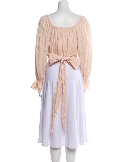 Spell & The Gypsy Collective Linen Square Neckline Crop Top