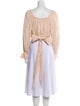 Spell & The Gypsy Collective Linen Square Neckline Crop Top