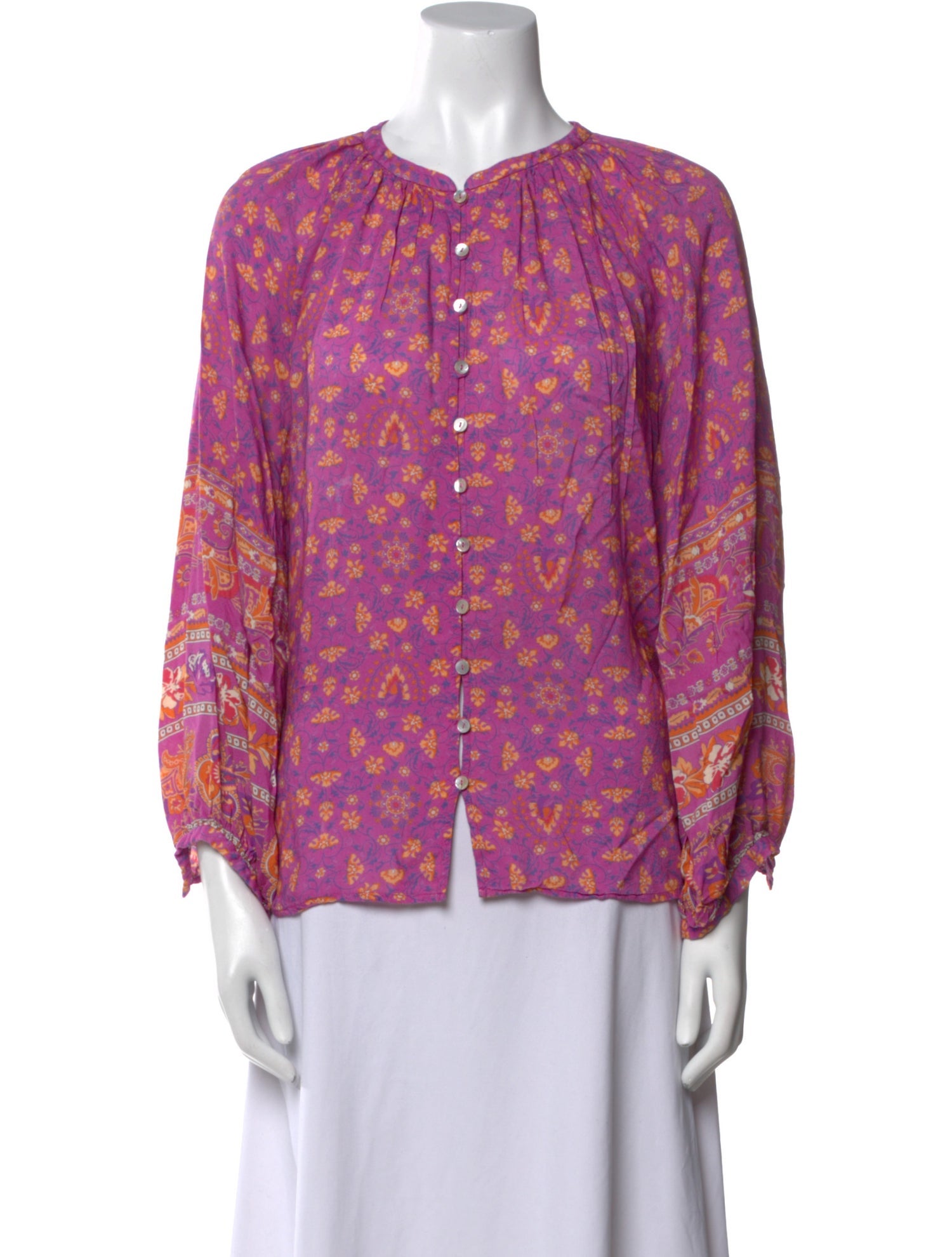 Spell & The Gypsy Collective Floral Print Crew Neck Blouse