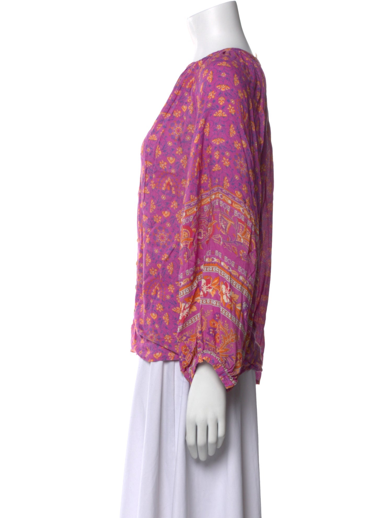 Spell & The Gypsy Collective Floral Print Crew Neck Blouse