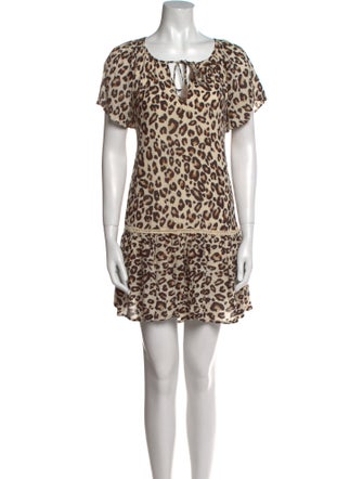 Spell & The Gypsy Collective Animal Print Mini Dress