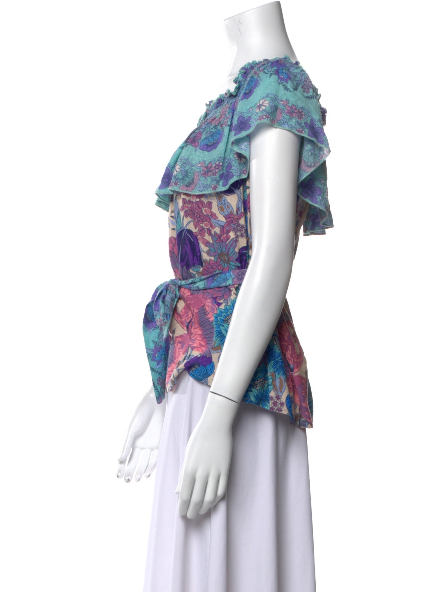 Spell & The Gypsy Collective Printed Cowl Neck Blouse