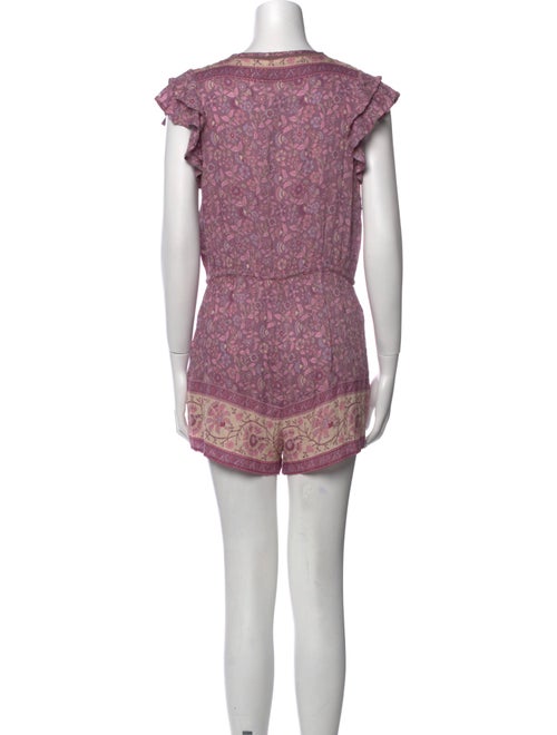 Spell & The Gypsy Collective Printed Plunge Neckline Romper