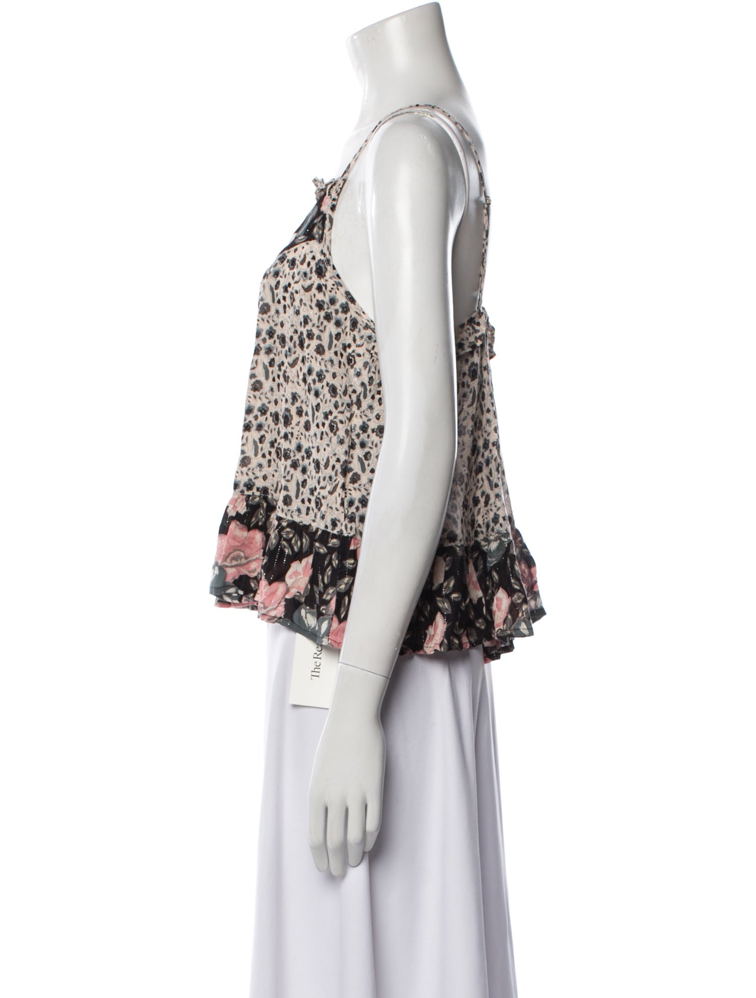 Spell & The Gypsy Collective Floral Print Square Neckline Crop Top