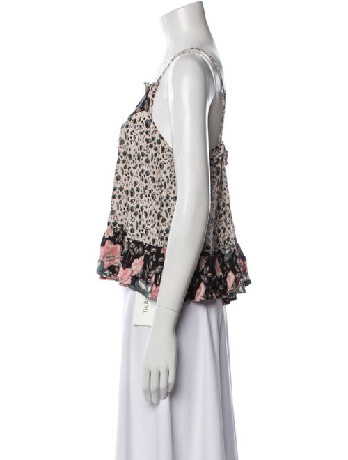 Spell & The Gypsy Collective Floral Print Square Neckline Crop Top
