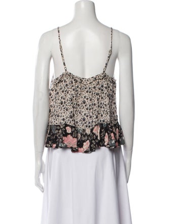Spell & The Gypsy Collective Floral Print Square Neckline Crop Top
