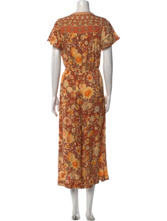 Spell & The Gypsy Collective Floral Print Crew Neck Jumpsuit