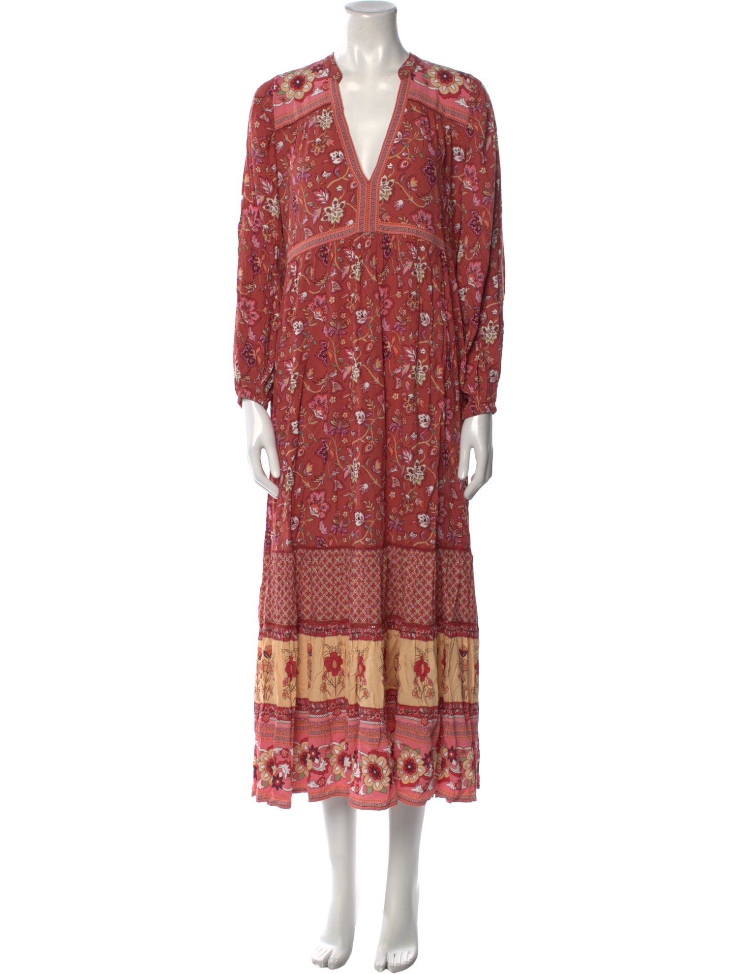Spell & The Gypsy Collective Paisley Print Long Dress w/ Tags