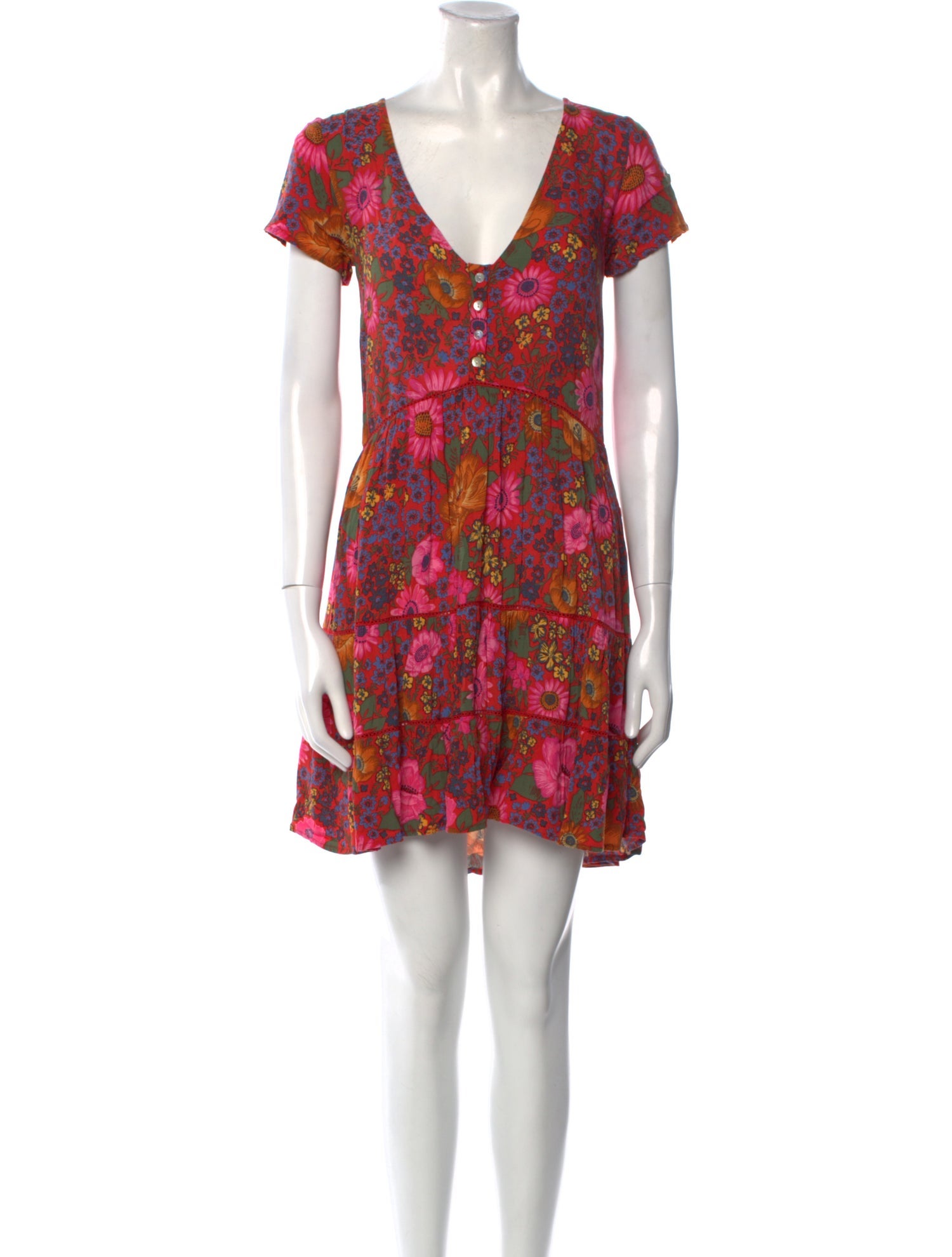 Spell & The Gypsy Collective Floral Print Mini Dress