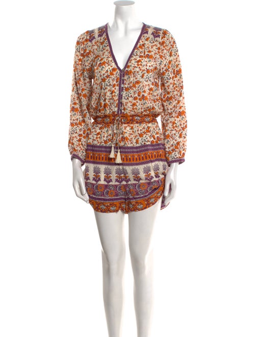 Spell & The Gypsy Collective Floral Print V-Neck Romper