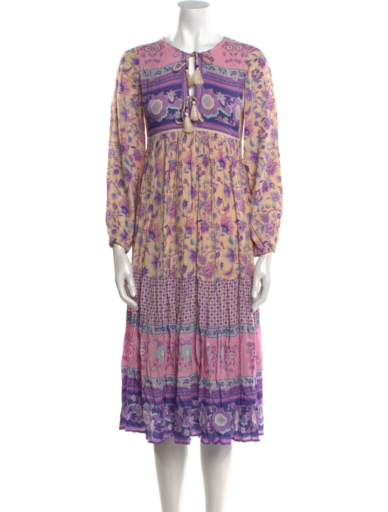 Spell & The Gypsy Collective Paisley Print Midi Length Dress w/ Tags