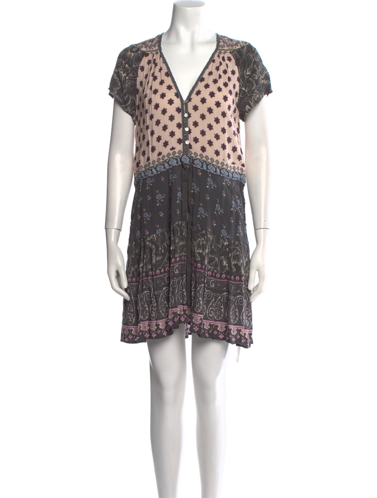 Spell Printed Mini Dress