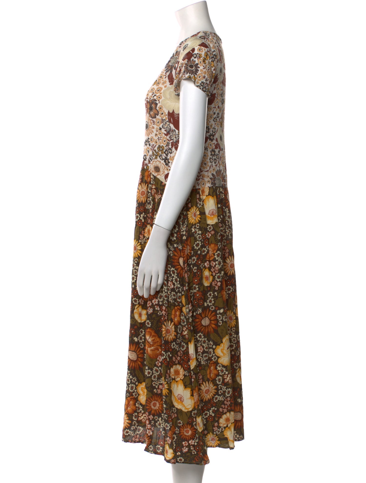 Spell & The Gypsy Collective Floral Print Midi Length Dress w/ Tags