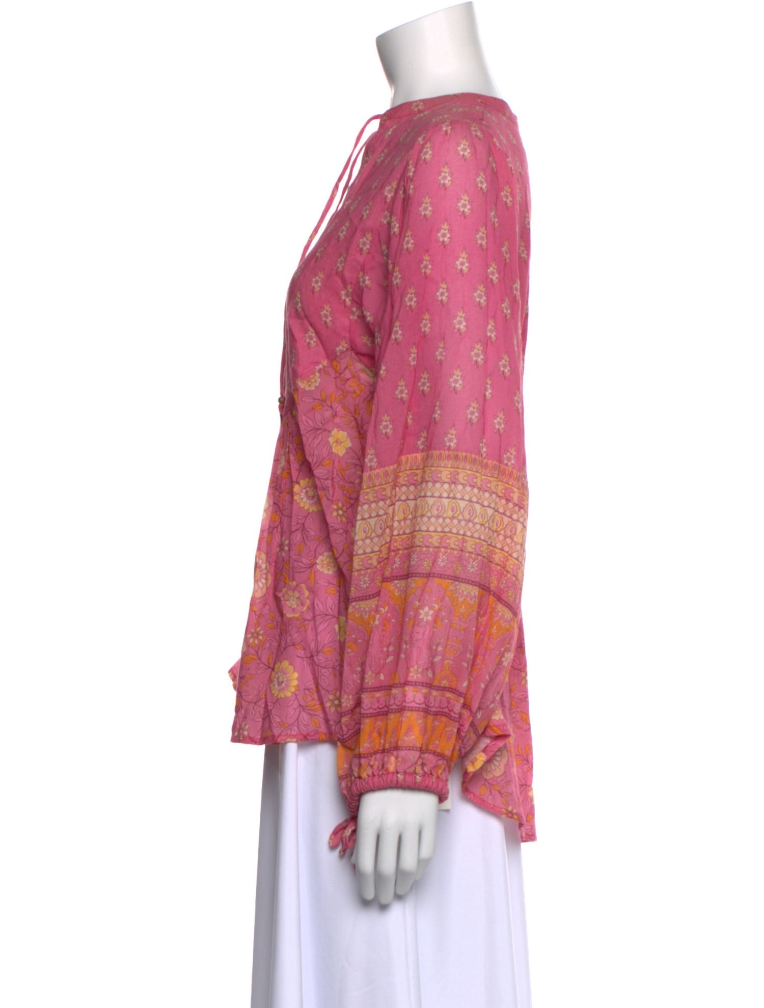 Spell & The Gypsy Collective Floral Print V-Neck Blouse w/ Tags