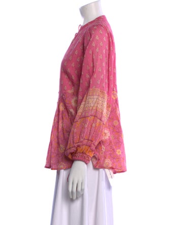 Spell & The Gypsy Collective Floral Print V-Neck Blouse