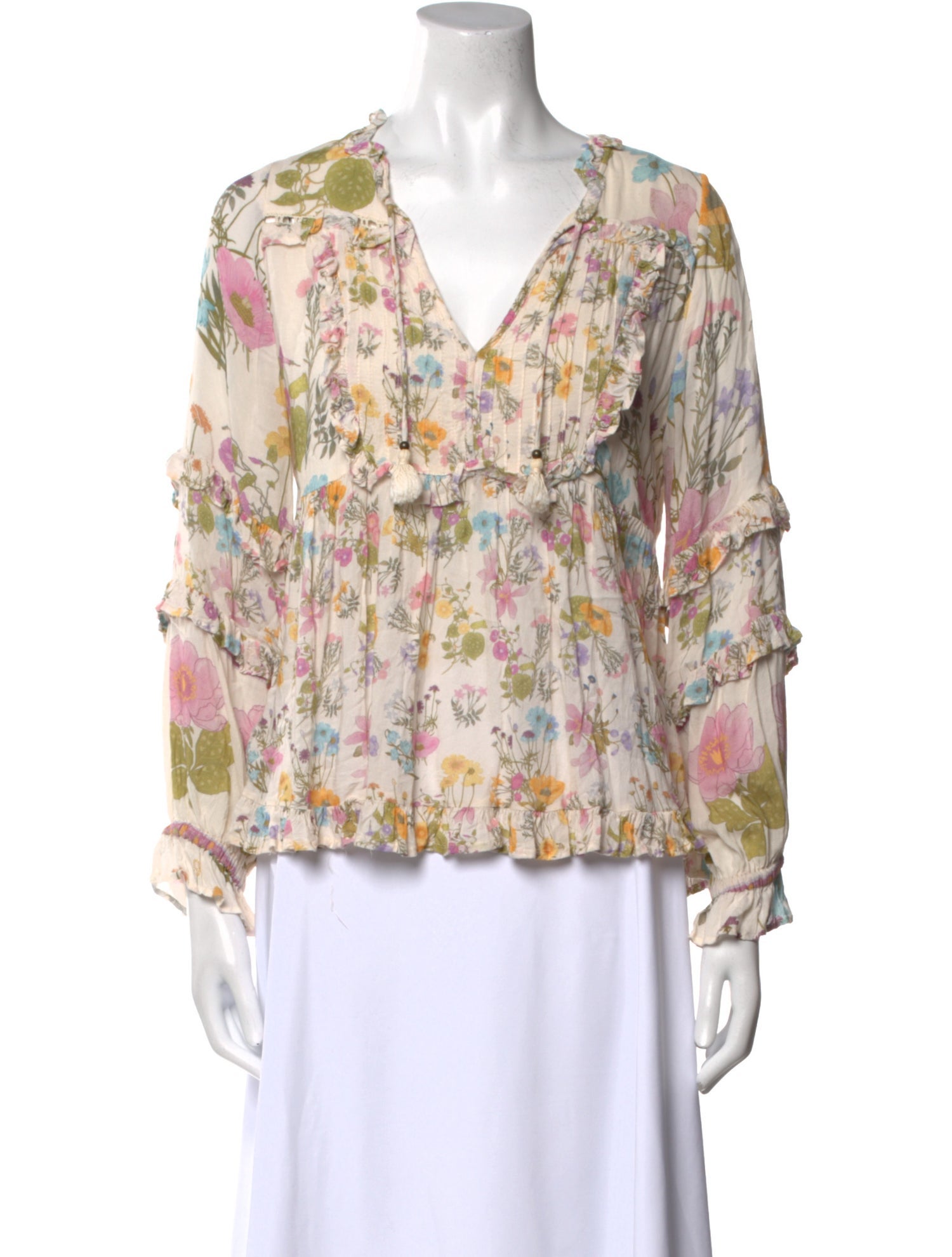 Spell & The Gypsy Collective Floral Print V-Neck Blouse