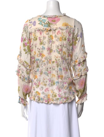 Spell & The Gypsy Collective Floral Print V-Neck Blouse