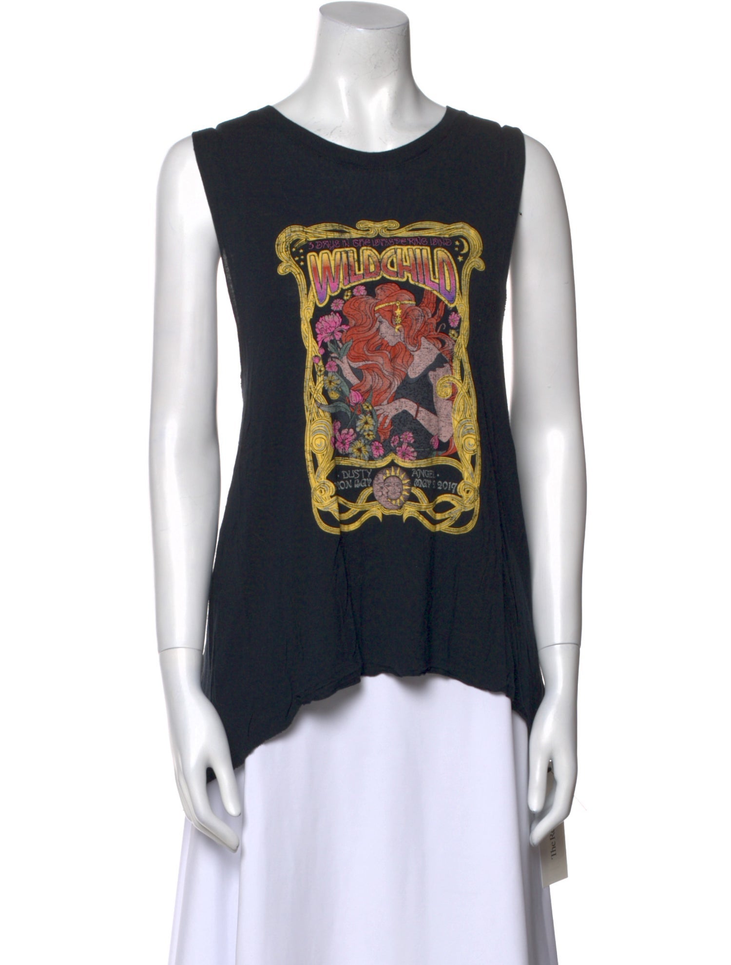 Spell & The Gypsy Collective Graphic Print Scoop Neck Top