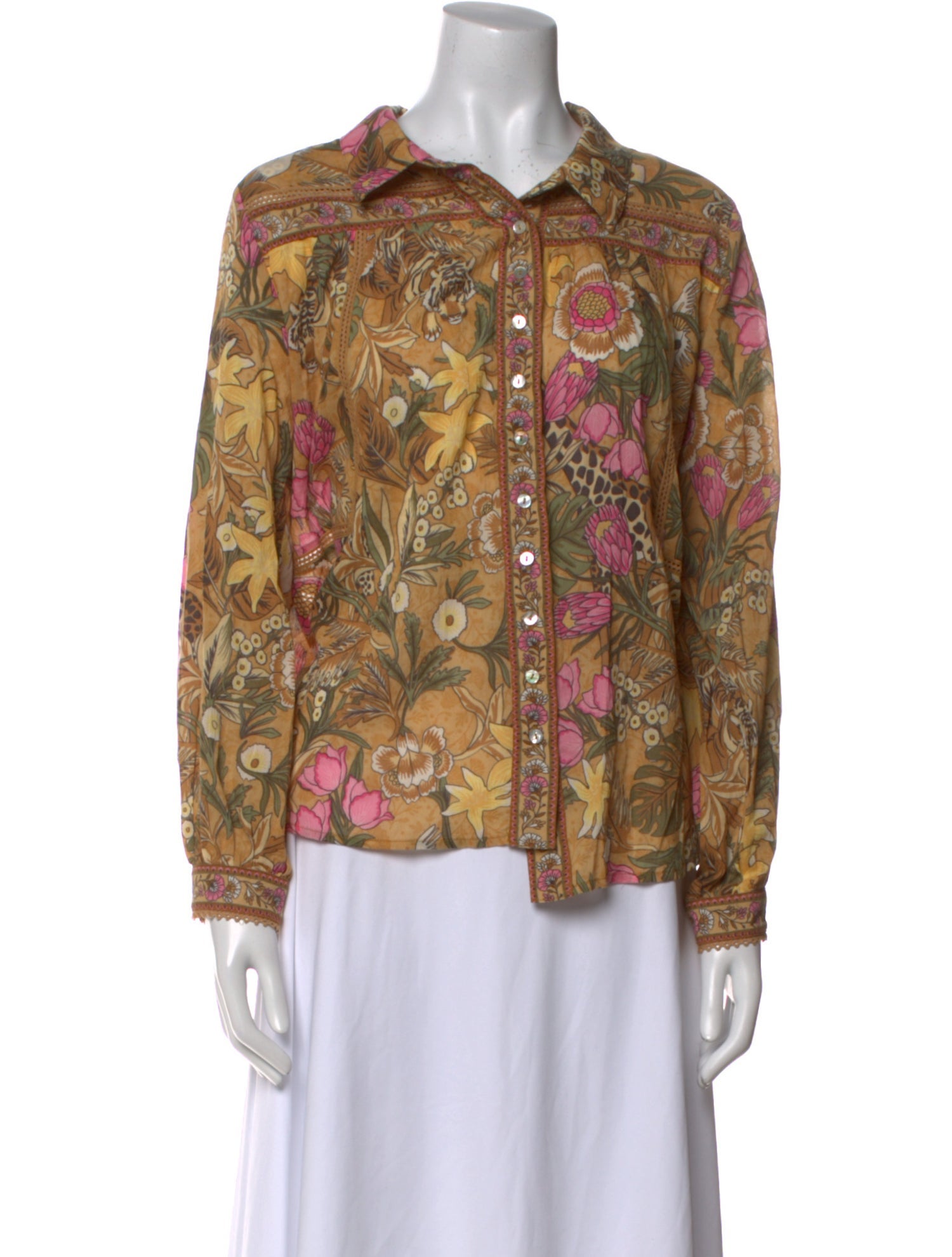 Spell & The Gypsy Collective Floral Print Long Sleeve Blouse