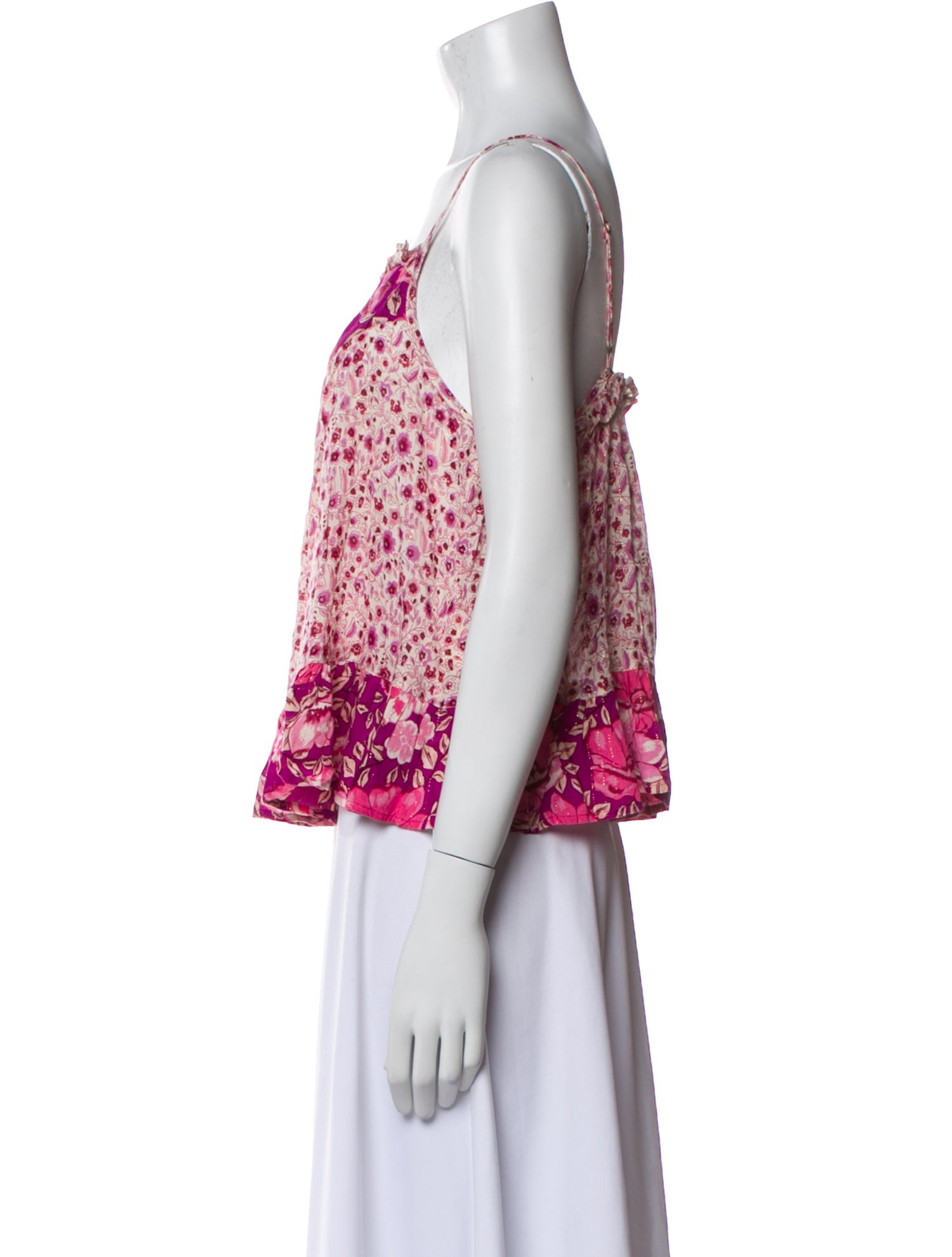 Spell & The Gypsy Collective Floral Print Square Neckline Crop Top