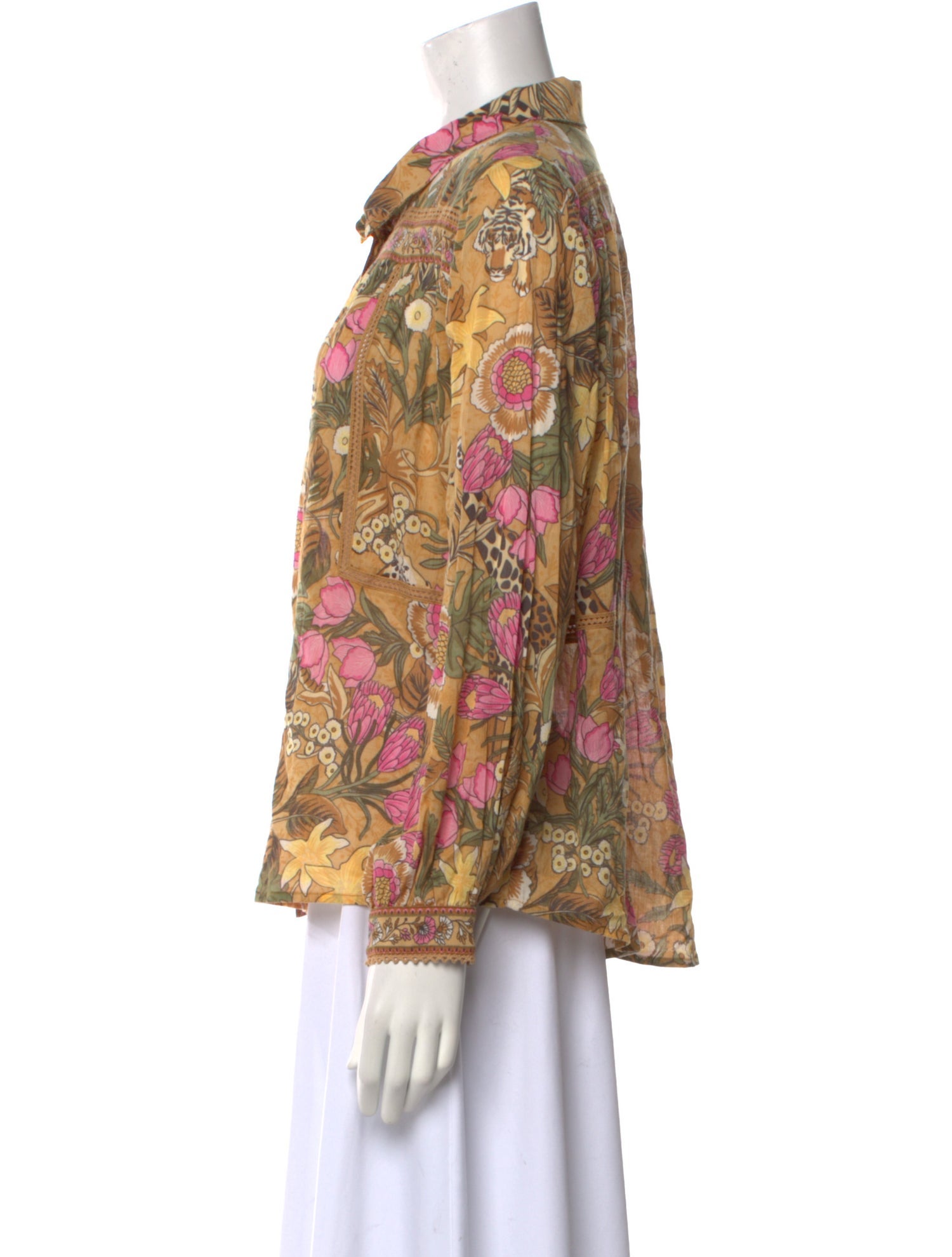 Spell & The Gypsy Collective Printed Long Sleeve Button-Up Top