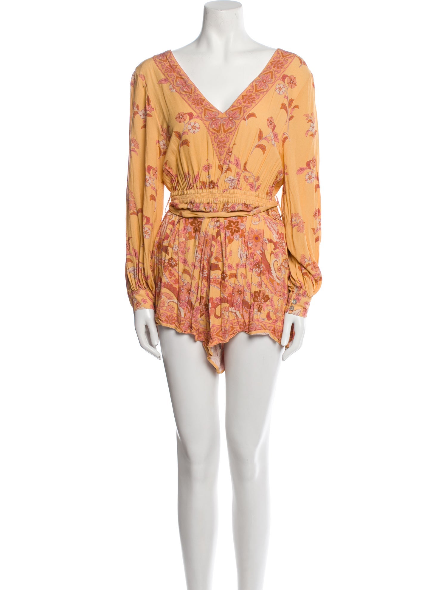 Spell & The Gypsy Collective Floral Print V-Neck Romper