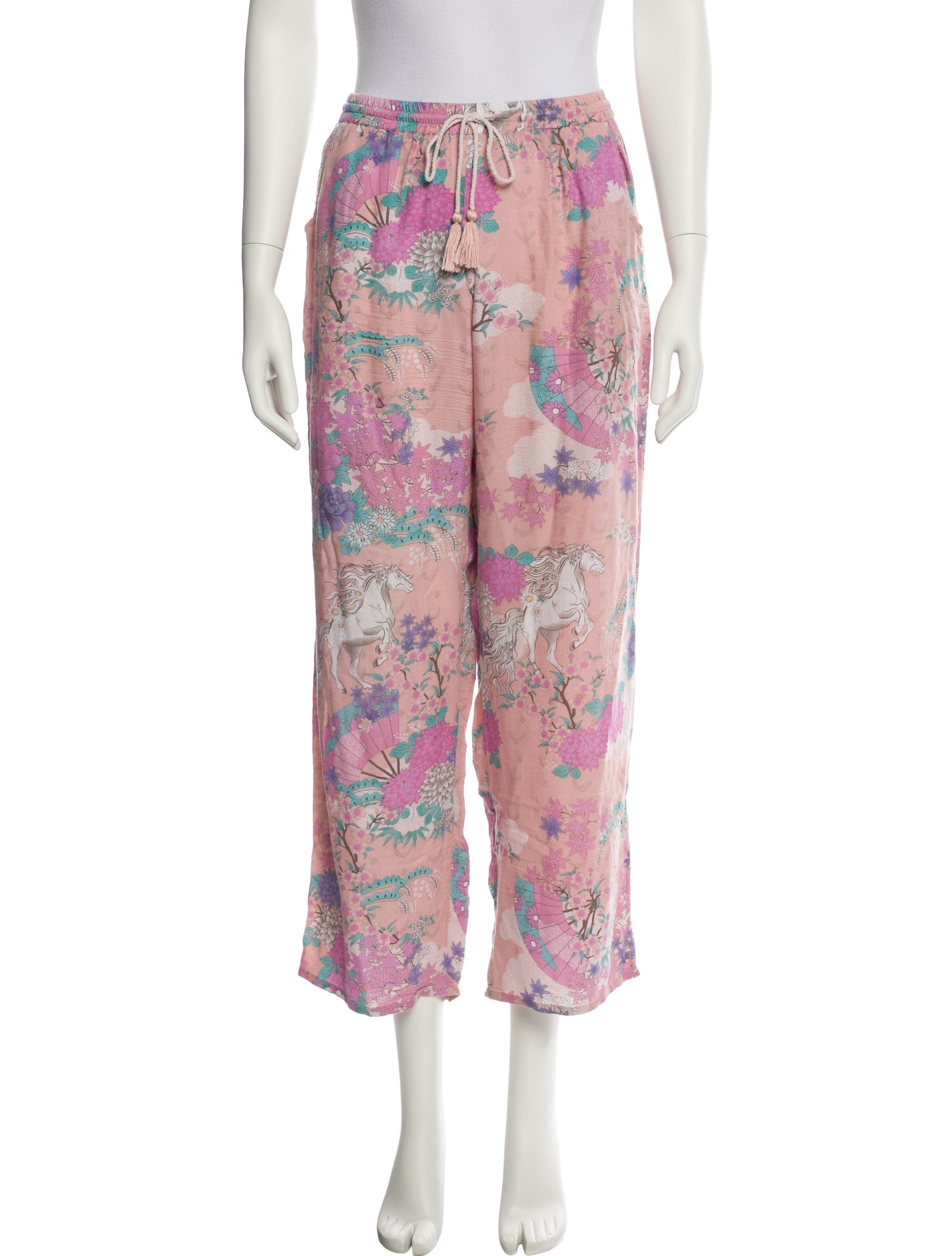 Spell & The Gypsy Collective Printed Tassel Accents Pajamas