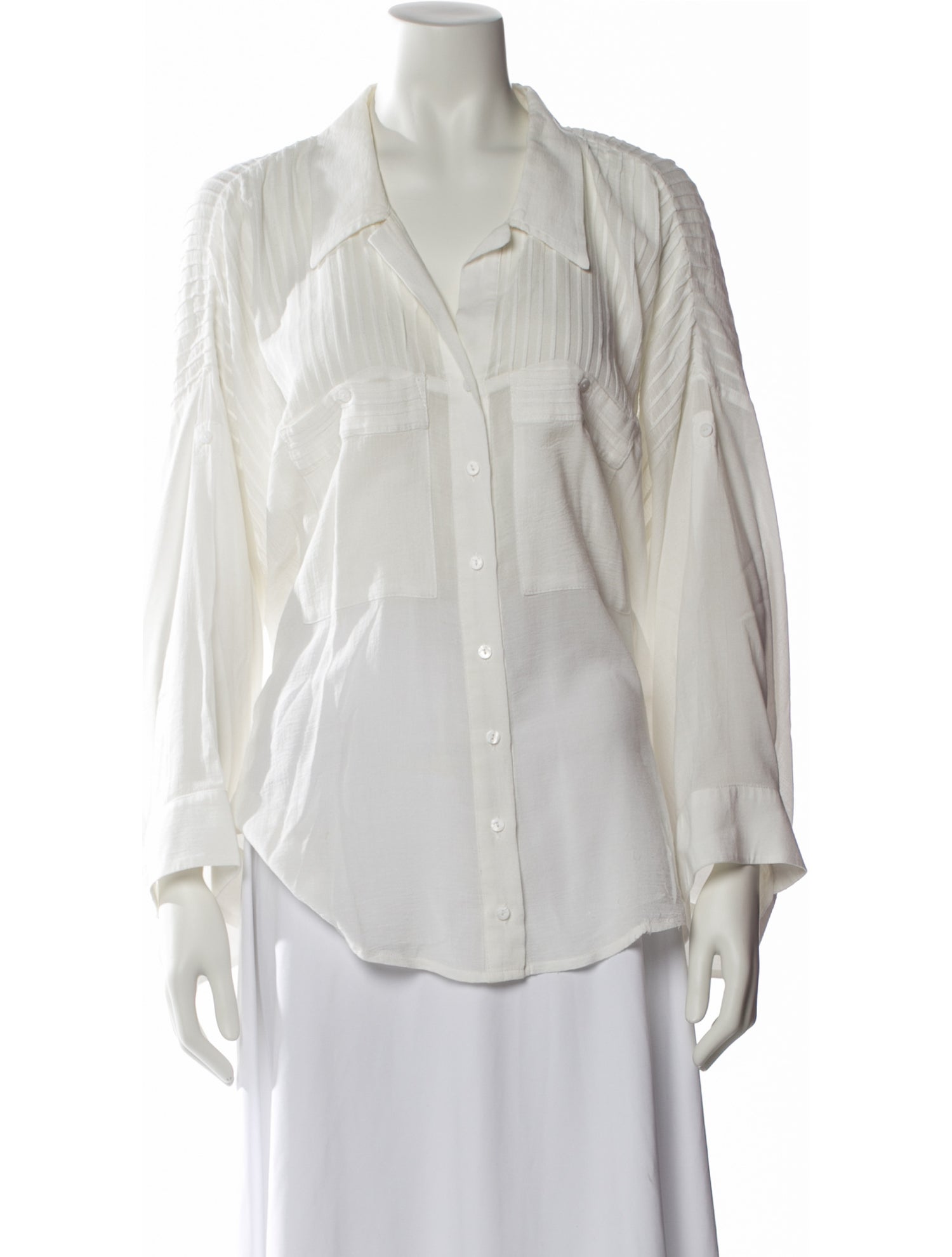 Spell & The Gypsy Collective V-Neck Three-Quarter Sleeve Button-Up Top