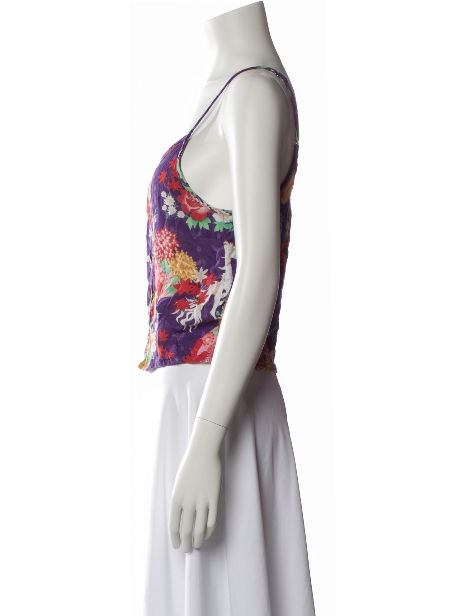 Spell & The Gypsy Collective Floral Print V-Neck Crop Top