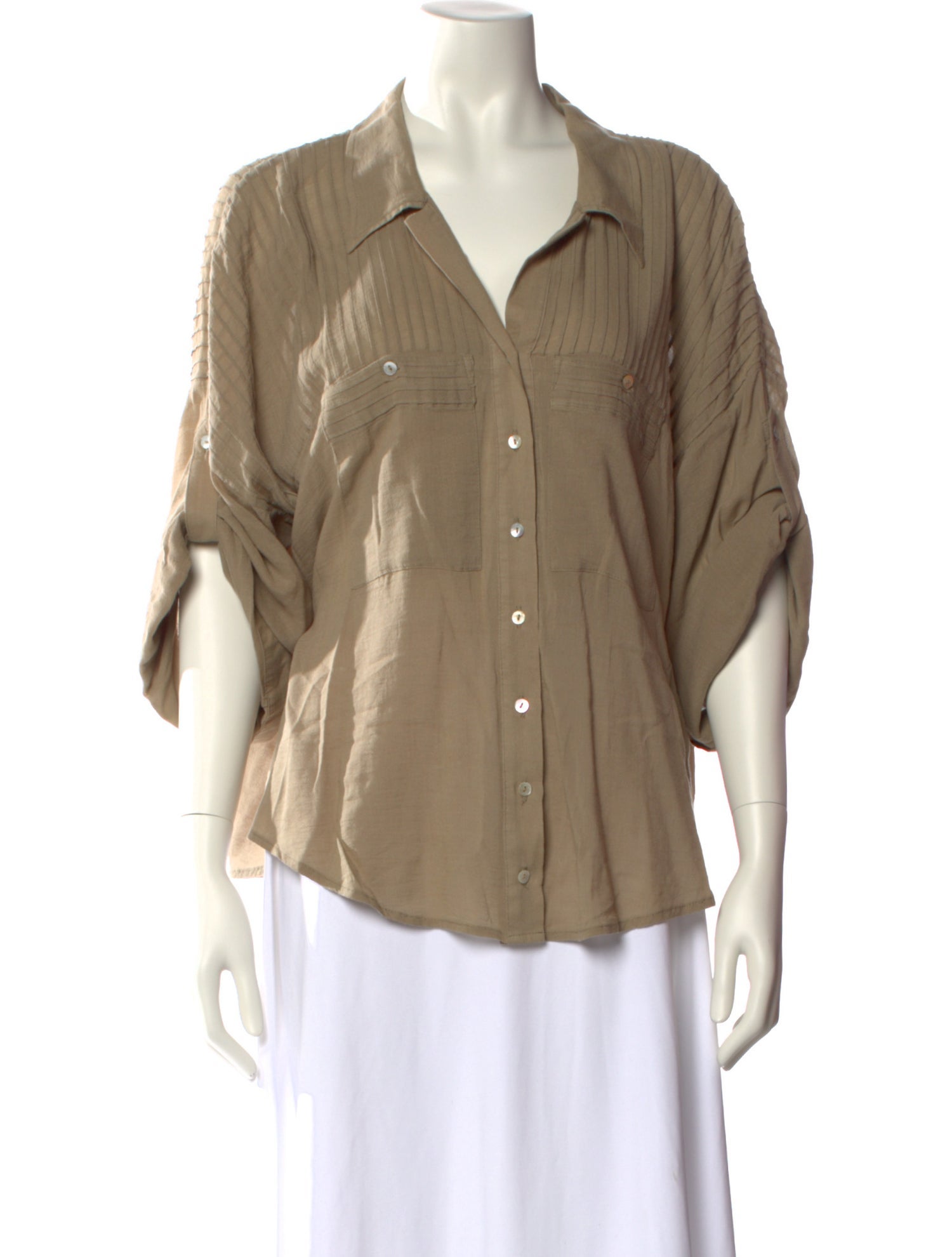 Spell & The Gypsy Collective Three-Quarter Sleeve Button-Up Top