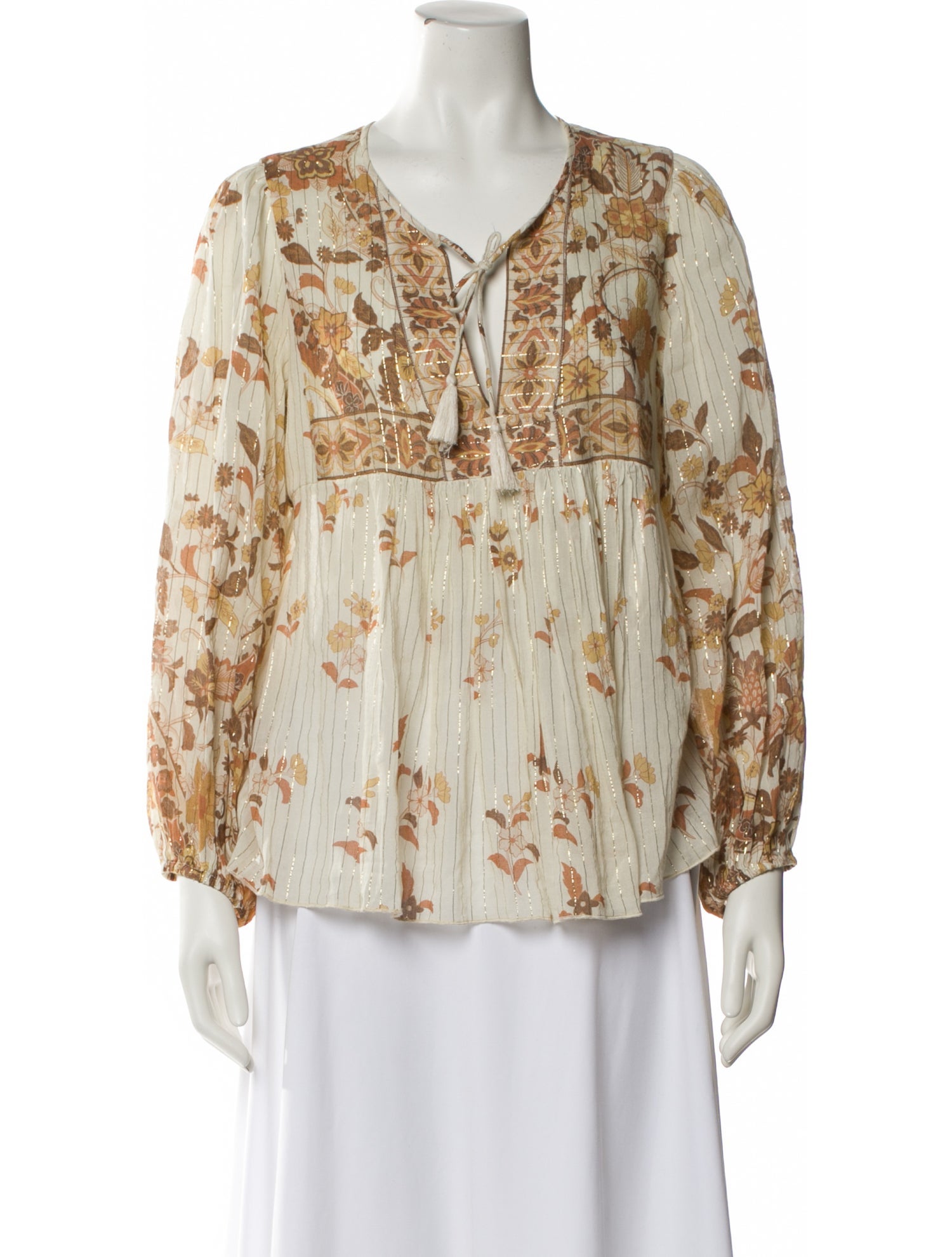 Spell & The Gypsy Collective Floral Print V-Neck Blouse