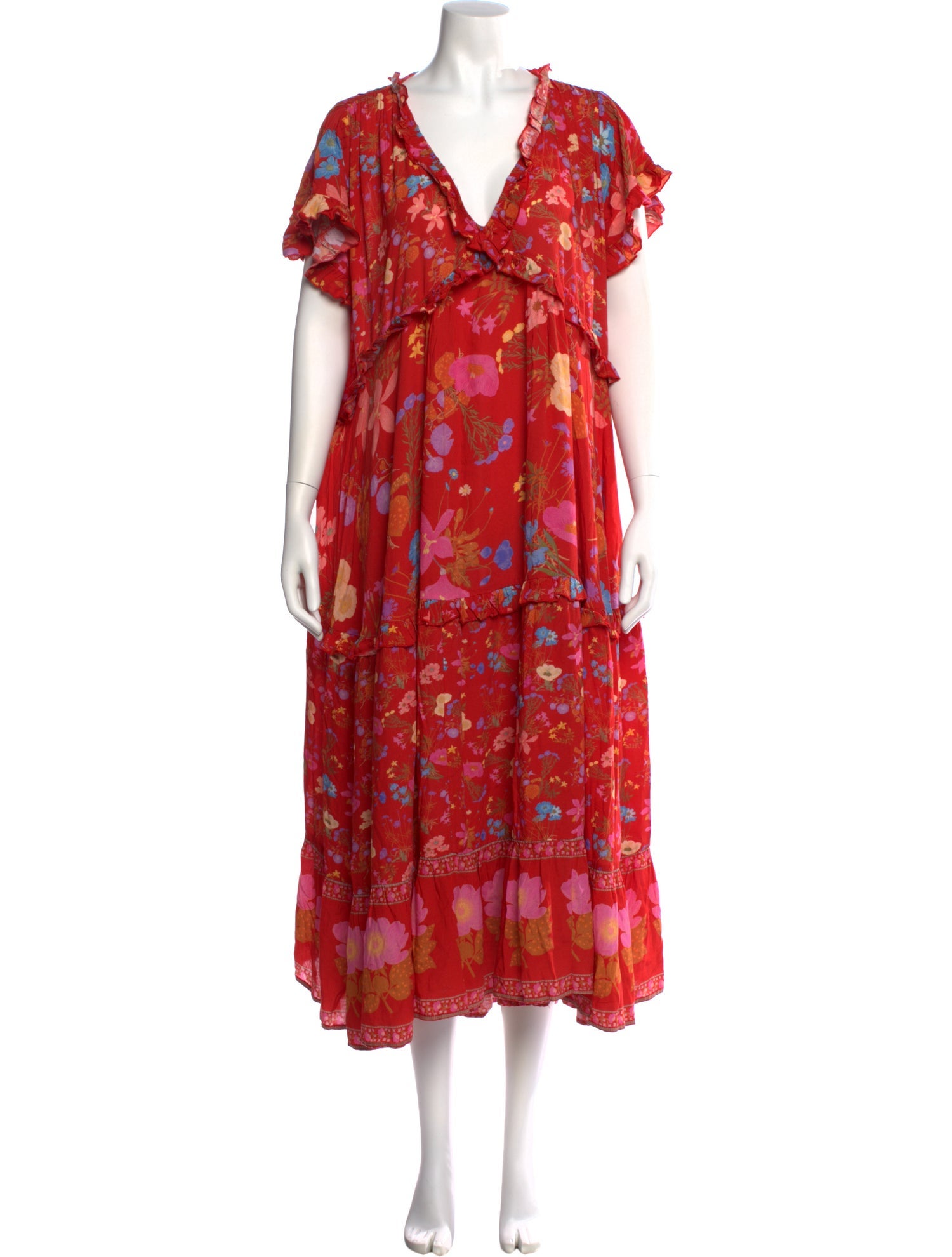 Spell & The Gypsy Collective Floral Print Midi Length Dress