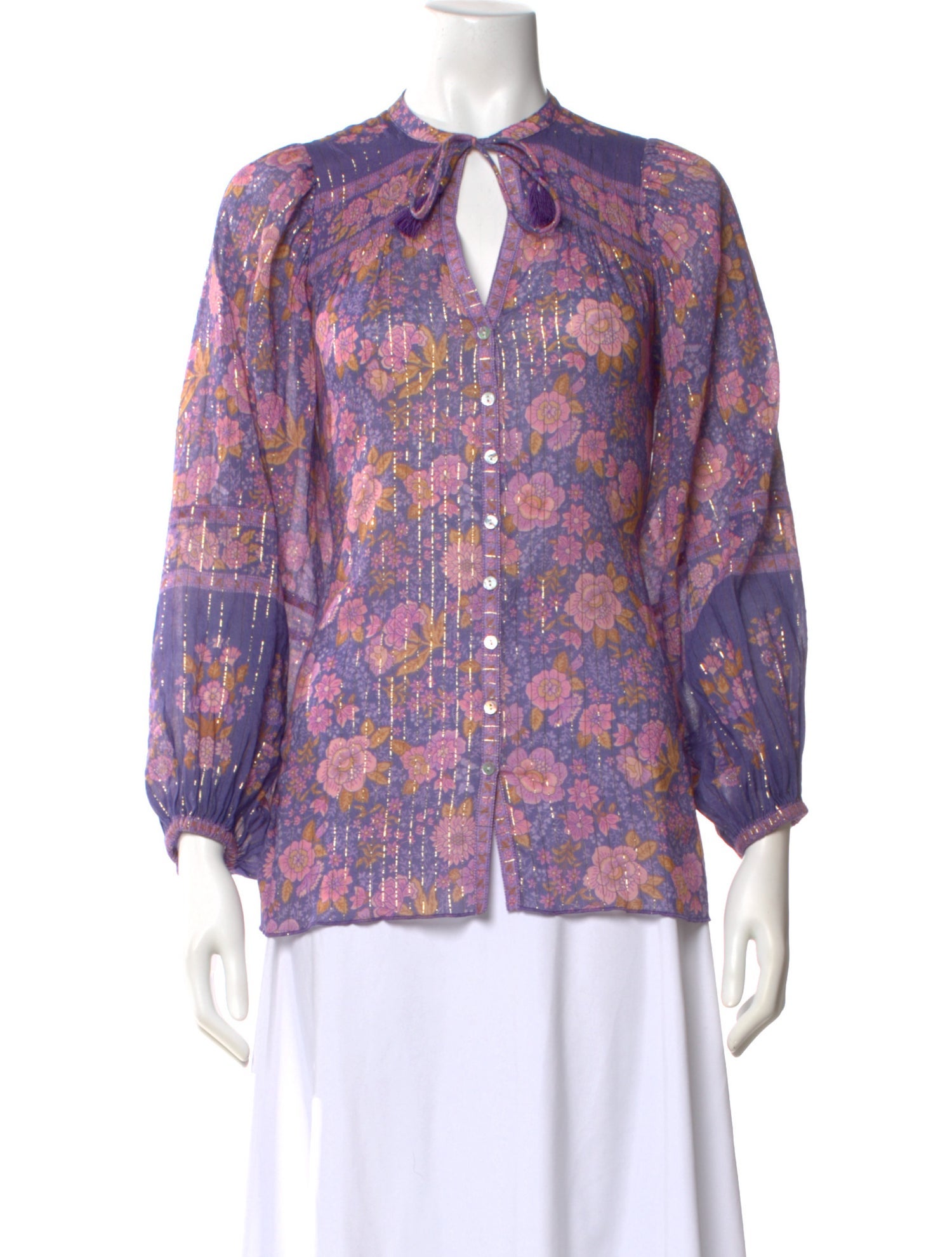 Spell & The Gypsy Collective Floral Print V-Neck Blouse