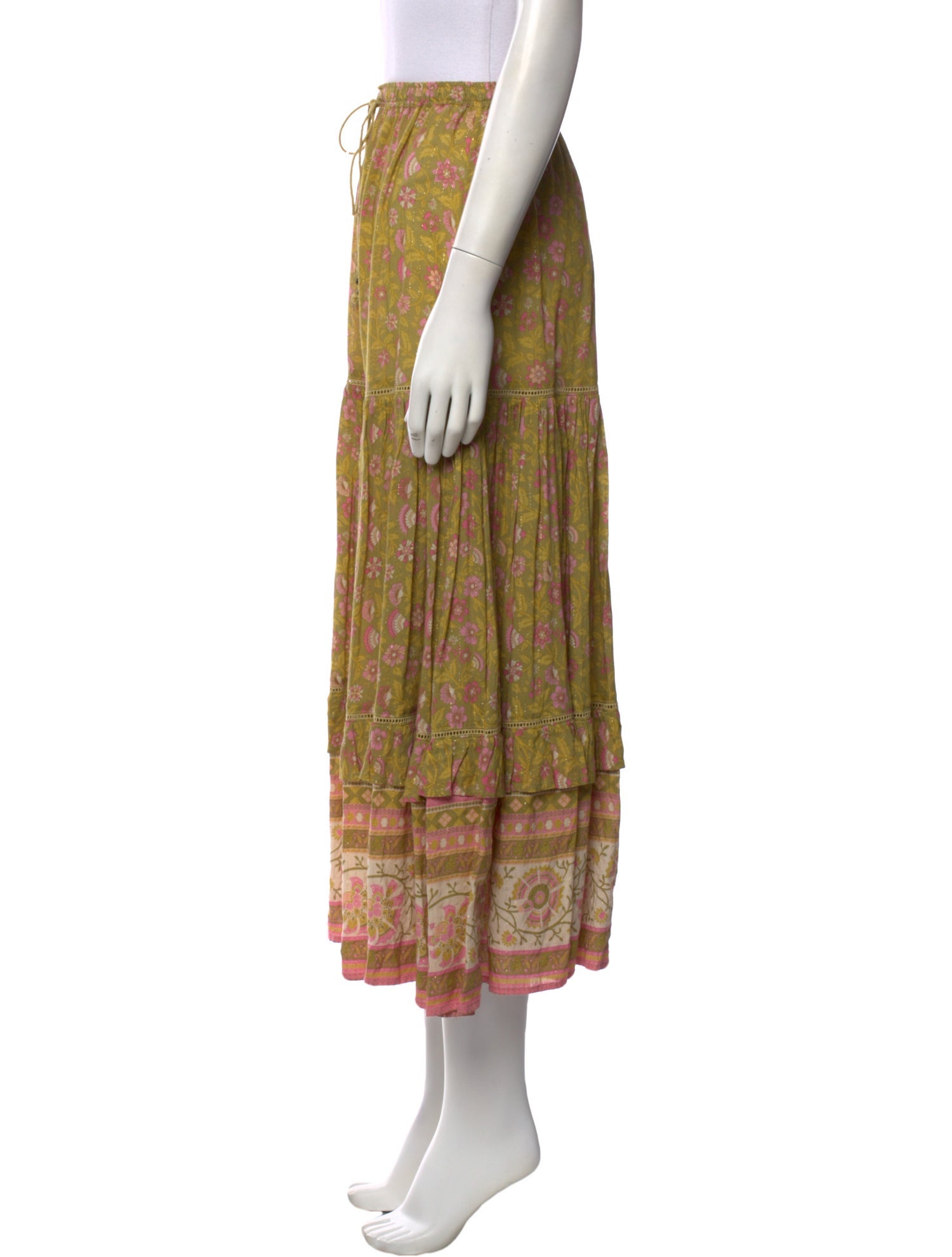 Spell & The Gypsy Collective Floral Print Midi Length Skirt