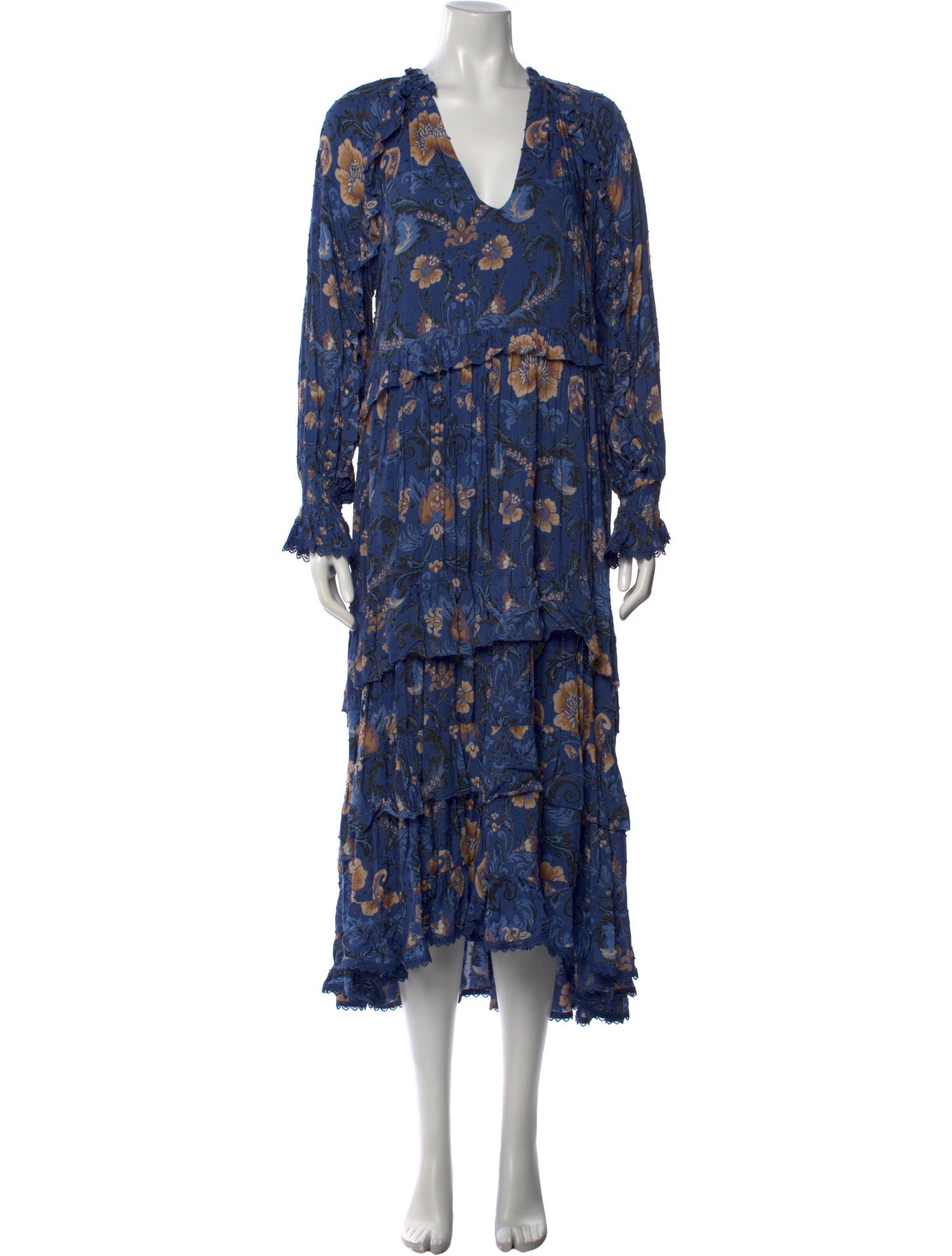Spell & The Gypsy Collective Floral Print Midi Length Dress w/ Tags