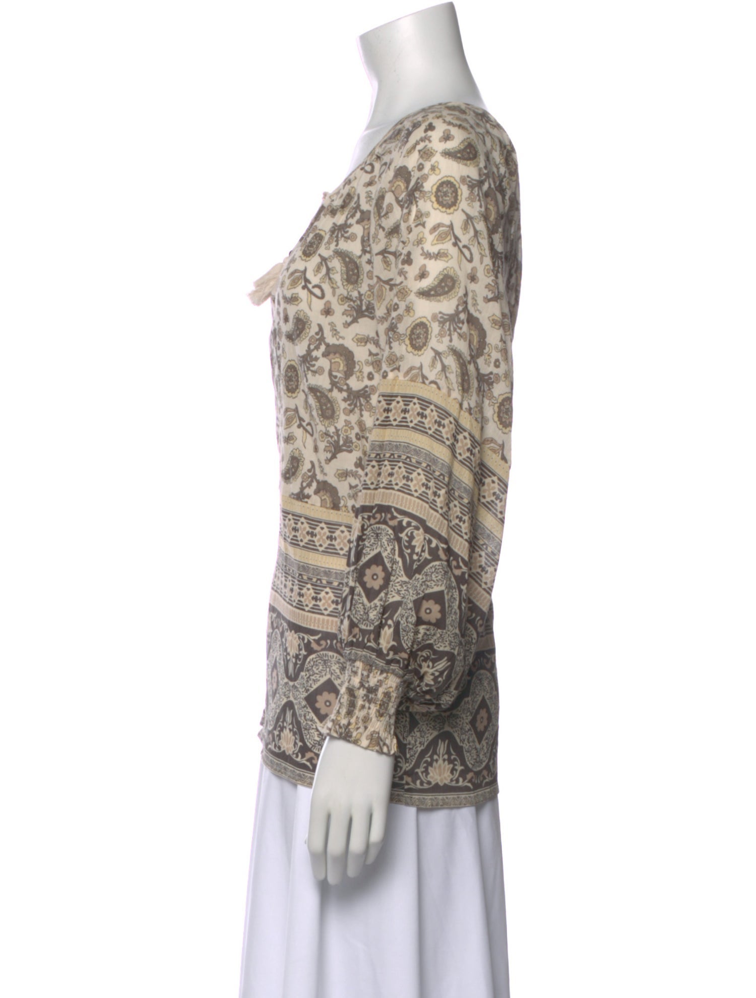 Spell & The Gypsy Collective Paisley Print Crew Neck Blouse