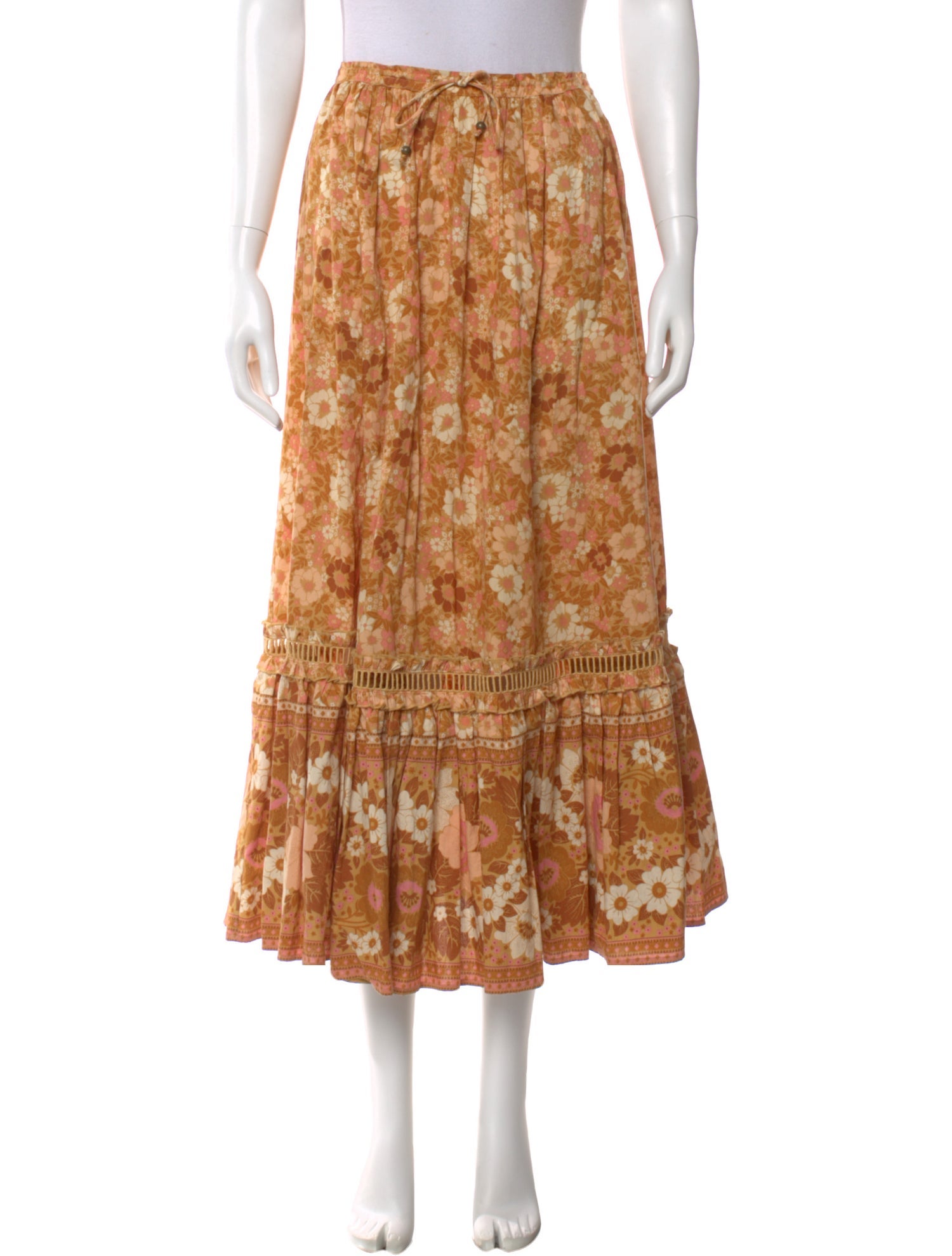 Spell & The Gypsy Collective Floral Print Midi Length Skirt
