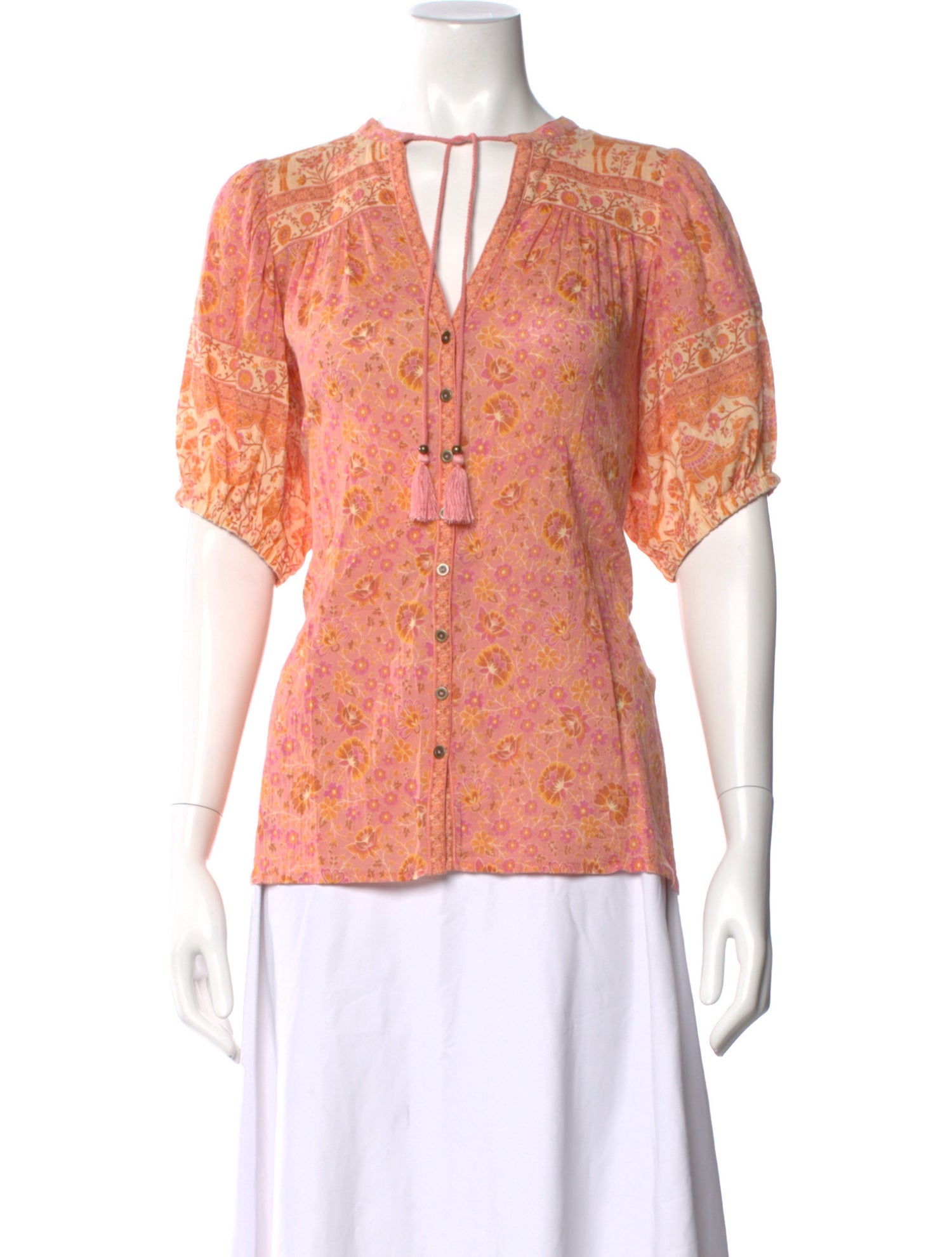 Spell & The Gypsy Collective Floral Print V-Neck Blouse