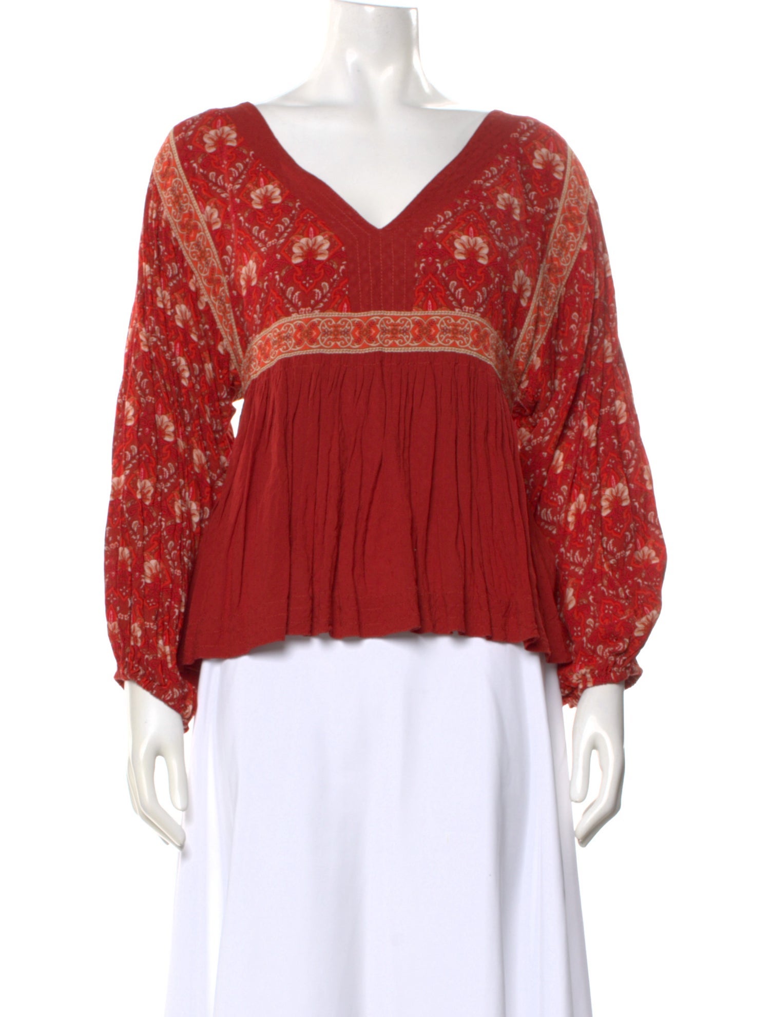 Spell & The Gypsy Collective Floral Print V-Neck Blouse