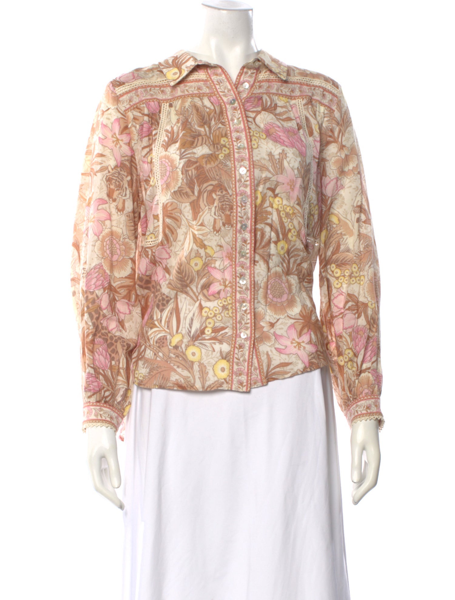 Spell & The Gypsy Collective Floral Print Long Sleeve Blouse