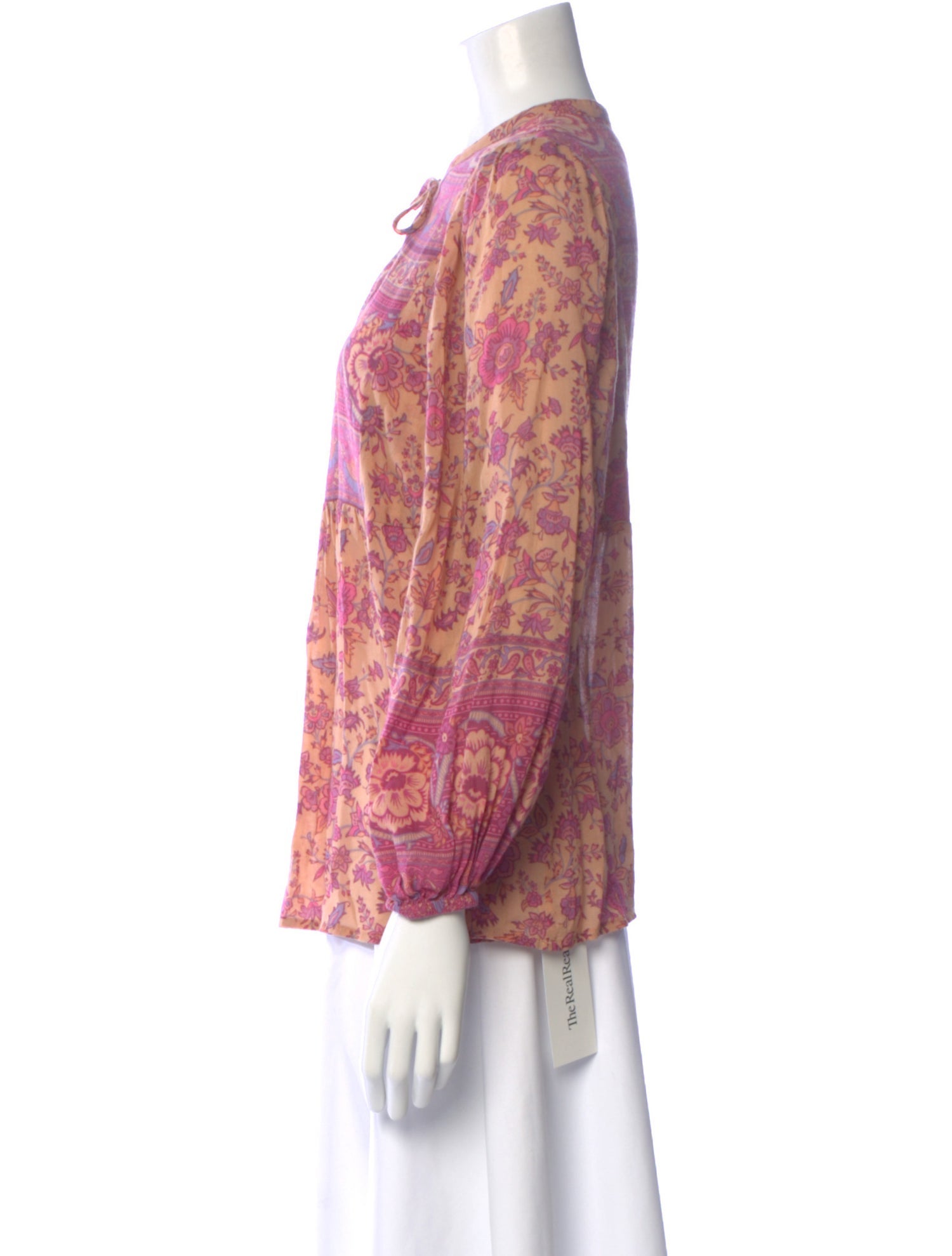 Spell & The Gypsy Collective Floral Print Tie Neck Blouse