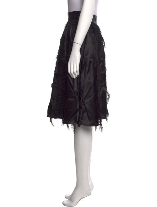 Space Simona Corsellini Silk Knee-Length Skirt